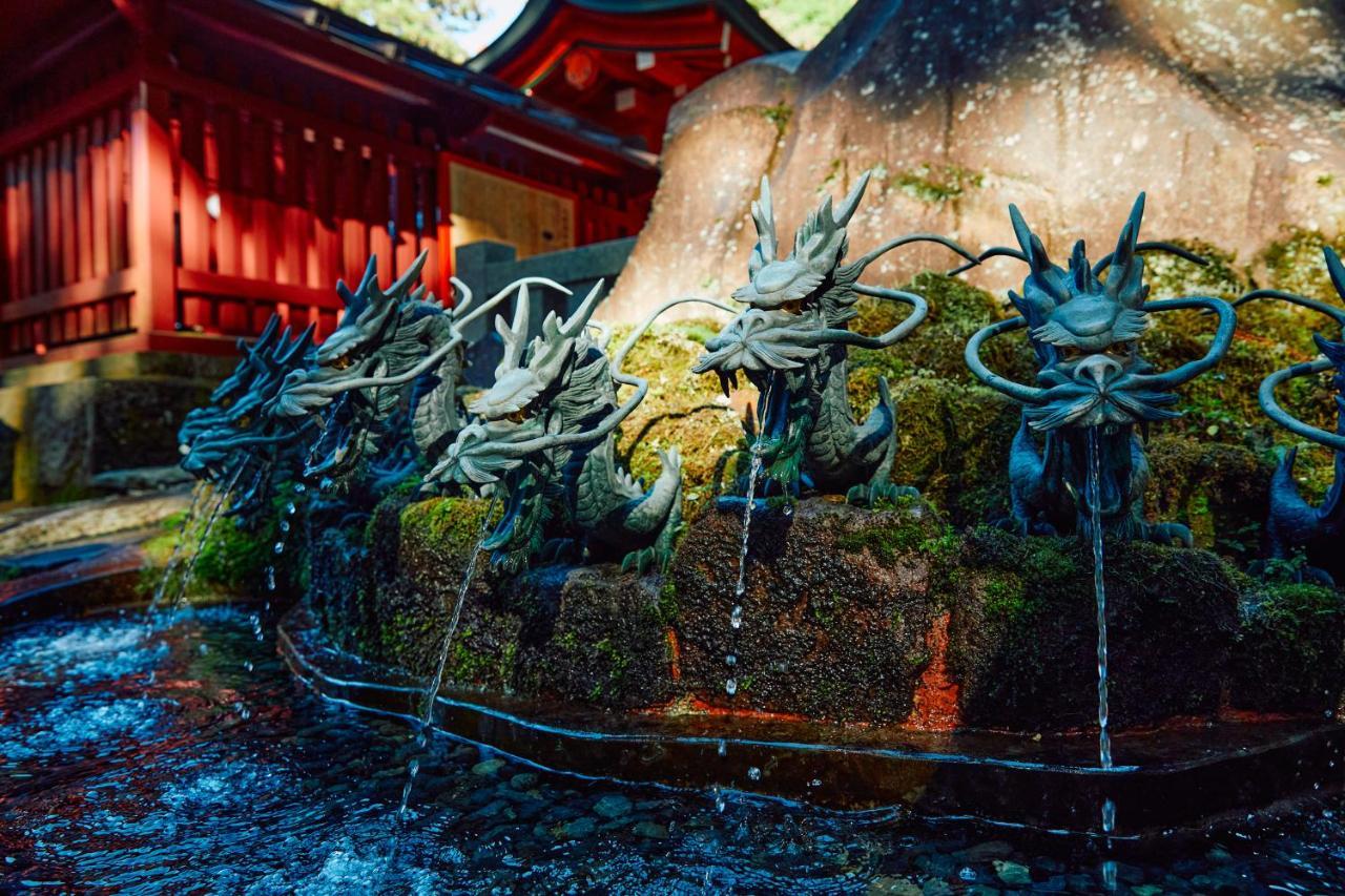 Villa Hakone Kabuto 古民家旅館 150平米 バス停迄一分 準天然温泉 最大12名 Eksteriør bilde