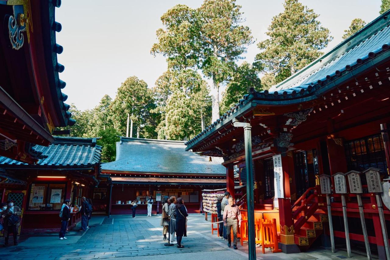 Villa Hakone Kabuto 古民家旅館 150平米 バス停迄一分 準天然温泉 最大12名 Eksteriør bilde